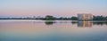 Panorama of Inya lake, Yangon, Myanmar