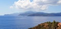 Panorama of the island of Elba Royalty Free Stock Photo