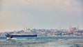 Panorama of Istanbul with Hagia Sophia, Blue Mosque, Turkey Royalty Free Stock Photo