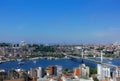 Panorama of Istanbul from the observation deck.