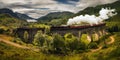 Steam train Jacobite Royalty Free Stock Photo