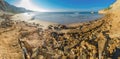 Panorama of Jan Juc Beach, Great Ocean Road, Victoria, Australia