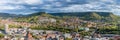 Panorama of Jena in Thuringia on an autumnal October day Royalty Free Stock Photo