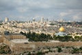 The panorama of Jerusalem Royalty Free Stock Photo