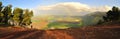 Panorama of Jezreel valley, Israel Royalty Free Stock Photo