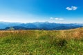 Panorama of Julian Alps from the Carnic Alps - Italy-Austria Border