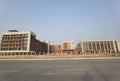 Panorama of junior middle school teaching building in the southern suburb of Xi`an, Shaanxi, China Royalty Free Stock Photo