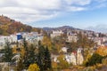 Panorama of Karlovy Vary,Czech republic