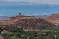 Panorama of Kasbah Ait Ben Haddou in the Atlas Mountains of Moro Royalty Free Stock Photo