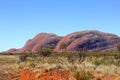 Panorama of Kata Tjuta, the Olgas, Australia Royalty Free Stock Photo