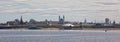 Panorama of the Kazan Kremlin from the Kazanka River Royalty Free Stock Photo