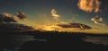 Panorama of the Kiama Lighthouse at sunset, Kiama