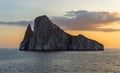 Kicker Rock Panorama, Galapagos Royalty Free Stock Photo