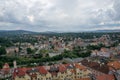 Panorama of Klodzko downtown, Lower Silesia, Poland Royalty Free Stock Photo