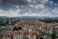 Panorama of Klodzko downtown, Lower Silesia, Poland Royalty Free Stock Photo