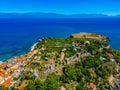 Panorama of Koroni castle in Greece