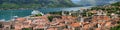 Panorama of kotor bay and town