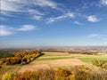 Panorama of Krakow-Czestochowa Upland Royalty Free Stock Photo