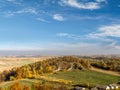 Panorama of Krakow-Czestochowa Upland Royalty Free Stock Photo