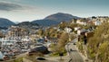 Panorama of Kristiansund town