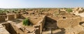 Panorama of Kuldhara abandoned village  Jaisalmer  Rajasthan  India Royalty Free Stock Photo