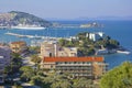 Panorama of Kusadasi coastline in Turkey