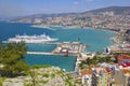 Panorama of Kusadasi in Turkey Royalty Free Stock Photo