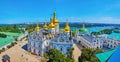 Panorama of Kyiv Pechersk Lavra Monastery, Ukraine