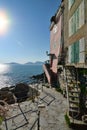 Panorama on La Spezia gulf. Tellaro. Lerici. Liguria. Italy