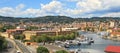 Panorama of La Spezia and naval base.