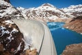 Panorama of lac de Emosson Royalty Free Stock Photo