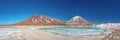 Panorama of Laguna Verde, Sud Lipez province, Potosi Bolivia