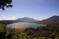 Panorama of Lake Buyan in Bali, Indonesia Royalty Free Stock Photo