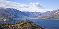 Panorama lake Como Royalty Free Stock Photo