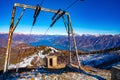 Lake Como, and the Monte San Primo ski lifts.