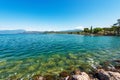 Lake Garda in Cisano di Bardolino village - Verona Veneto Italy