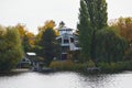 Panorama at Lake Heilger See In Autumn, Berliner Vorstadt, Potsdam, Brandenburg