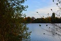 Panorama at Lake Heilger See In Autumn, Berliner Vorstadt, Potsdam, Brandenburg