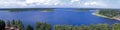 Panorama lake landscape Royalty Free Stock Photo