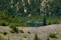 Panorama Lake in Mount Saint Helens National Volcanic Monument, Washington Royalty Free Stock Photo