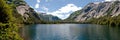 Panorama of Lake Nahuel Huapi, Argentina Royalty Free Stock Photo