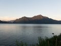 Panorama of Lake Ranco, the third largest lake in Chile. In the region of Los RÃÂ­os, in AraucanÃÂ­a or Patagonia, Chilean Andes.