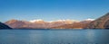 The panorama of the lake Santa Croche, Dolomities