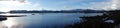 Panorama of Lake Tornetrask in Abisko National Park in Sweden
