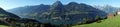Panorama of lake Wessen Royalty Free Stock Photo