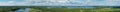 Panorama of lakes and forests Royalty Free Stock Photo