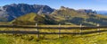 Panorama landscape at alps mountains