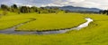 Panorama landscape in Bavaria Royalty Free Stock Photo