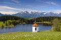 Panorama landscape in Bavaria Royalty Free Stock Photo