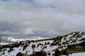 Panorama Landscape in the Beartooth Mountains, Montana Royalty Free Stock Photo